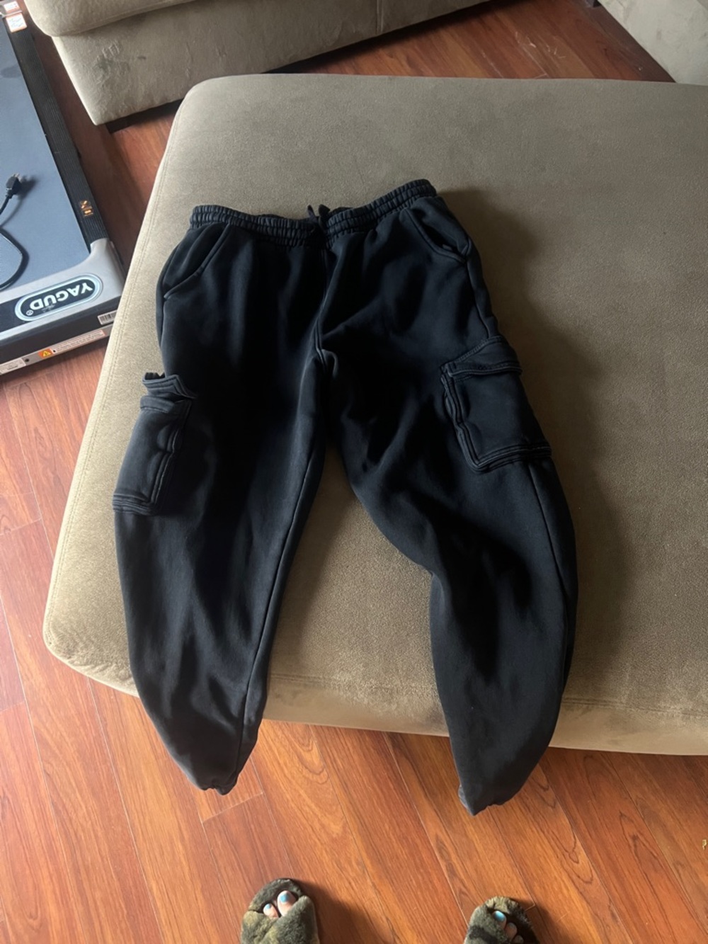Black sweat pants